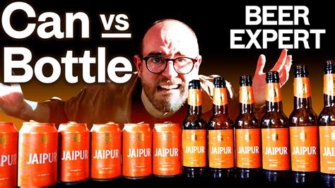 can vs bottle vs tap beer blind test|beer tastes better than bottle.